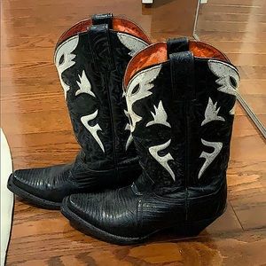 Frye leather vintage cowboy boots
